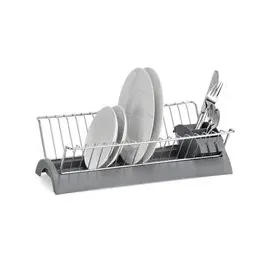 Zeller Geschirrabtropfständer 41,5 x 24 x 12 cm grau