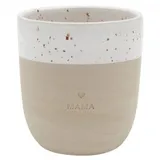 Eulenschnitt Becher Mama 0,32 l Schwarz