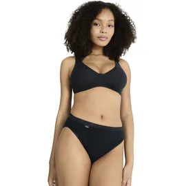 SLOGGI Basic+ Slip, Gummibund, 4er-Pack, für Damen, BLACK, 42