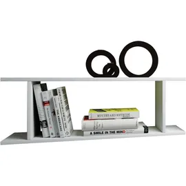 VCM Wandregal Sirola 80 x 28 x 20 cm Weiß