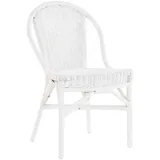 Rattanstuhl Klassik Weiss Korb Küchenstuhl Esszimmer Stuhl Korbstuhl Natur Rattan Esszimmerstuhl