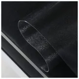 Tischdecke Transparente PVC,Tischfolie Abwaschbar, Tischschutzfolie ölbeständig Folie Schutzfolie,Für Esstische, Couchtische,Matte Black,Rechteckig (Größe:95x175cm/37.4x68.9in,Dicke:3mm)