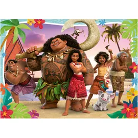 Ravensburger Kinderpuzzle 4x100 Teile - Disney Vaiana 2 - Abenteuer in Ozeanien