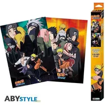 ABYstyle NARUTO SHIPPUDEN - Set 2 Chibi Posters - Ninjas (52x38) x4