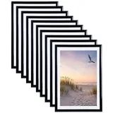 Ideal Trend Bilderrahmen Set schwarz 21x29,7 cm 10 St.