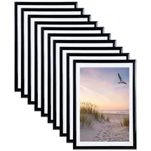 Ideal Trend Bilderrahmen Set schwarz 21x29,7 cm 10 St.