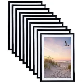Ideal Trend Bilderrahmen Set schwarz 21x29,7 cm 10 St.