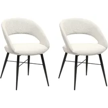 omg design »Marley« (Set) 2 Stk.mit modernem Cut-Out, Bouclé Bezug