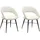 omg design »Marley« (Set) 2 Stk.mit modernem Cut-Out, Bouclé Bezug