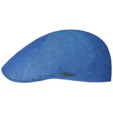 Stetson Schiebermütze Texas Fischgrät 100% Leinen UV-Schutz 40 blau 63/XXL