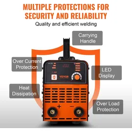 Vevor 220 V Schweißgerät, Arc 160A Stab/Lift WIG 2-in-1 Schweißer Elektroden Hot Start