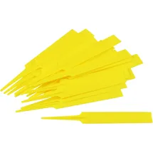 Meister Craft Pflanzenschilder Set 20 Stück 90 x 17 mm gelb