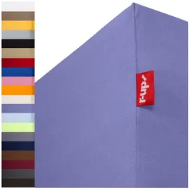 r-up Spannbettlaken Baumwolle 120 x 200 - 130 x 200 cm lila