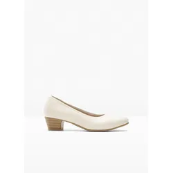 Jana Pumps in bequemer Weite bei bonprix, beige, 37