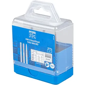 Pferd Frässtift-Set 3 mm 3-tlg.