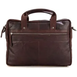 Spikes & Sparrow Businesstasche Bronco Briefcase Dark Brown