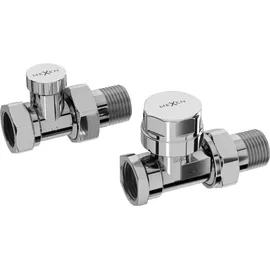 Mexen Uni-Term gerade Heizkörperventile Chrom