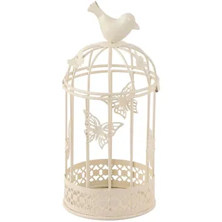 Kerzenständer Dekorative Vogelkäfig Hochzeit Deko Kerzenhalter Outdoor Innen Hängen Vogelkäfig Laterne Pagodenstil Eco Kerzenhalter Inhaber Landhausstil Shabby Chic Deko Stumpenkerzenhalter(Weiß)
