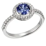FIRETTI Fingerring Schmuck Geschenk Silber 925 Silberring blau glitzernd, mit Zirkonia (synth) blau|silberfarben 54