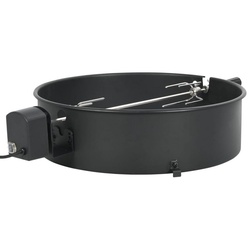 vidaXL Elektrogrill BBQ Rotisserie Ring Set 57 cm Schwarz schwarz