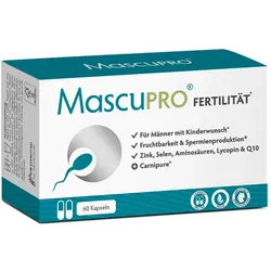 MascuPRO Fertilität - Kinderwunsch & Fruchtbarkeit 60 St
