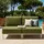 Oviala Loungesofa grün