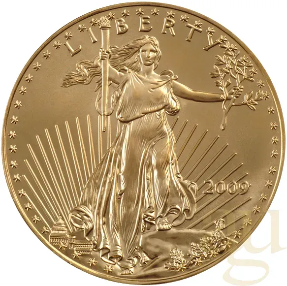 1/2 Unze Goldmünze American Eagle