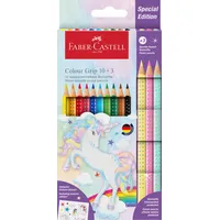 Faber-Castell 201542 - Buntstifte Set Einhorn, 13-teilig, bruchsicher, inkl.