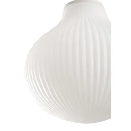 Lorefar Isabelle 1-flg. 40 cm rund/Glas/Metall/weiß