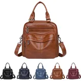 Boletochic Mini Rucksack für Damen leicht wasserdicht Lederrucksack Geldbörse Reise modischer Rucksack Design Umhängetasche für Damen