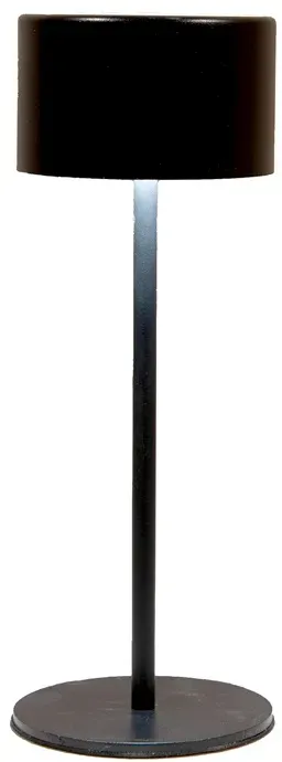 LED Lampe 22x8cm dimmbar mit USB Anschluss  - schwarz