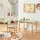 [en.casa] Kinderschreibtisch Skjåk 90 x 60 cm Kiefer mint