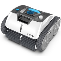 WYBOT Poolroboter Akku, Vollautomatisch Poolreiniger Boden für 110 Mins, Wasserlinie, Wandreinigung, Poolsauger mit Navigation & Routenplanung, für Pools über oder im Boden bis zu 120 m2