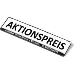 Eichner Werbeschild für Kennzeichenverstärker Aktionspreis