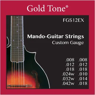 Gold Tone FGS-12EX Mando Guitar Saitensatz für F12