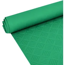 ANRO Gummimatte Premium Bodenmatte Bodenbelag TPE Riffelblech grün Breite 100 cm Länge 200 cm