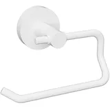 Brillantbad WHITE Papierrollenhalter Messing Weiß ohne Deckel 140x95x90 mm für Bad & WC >> zum Bohren oder Kleben*