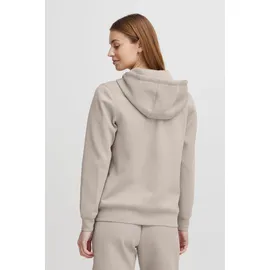 North Bend Sweatjacke NORTH BEND "Sweatjacke NBTara W", Damen, Gr. 44, grau (dove), Obermaterial: 78% Polyester PES. 17% Viskose CV. 5% Elasthan EL., Sweatjacken Sweatjacke