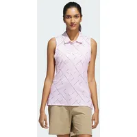 Adidas Ultimate365 Printed Sleeveless Poloshirt hellrosa M