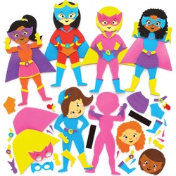 Mix & Match-Deko-Magnete "super Mum"  (pro Set 8) Muttertag