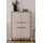 Finori Highboard 90 x 140 x 38 cm Sand/Schwarz