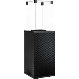 Terrassenheizer Patio Glas schwarz gesteppt automatische Steuerung 8,2kW - Schwarz