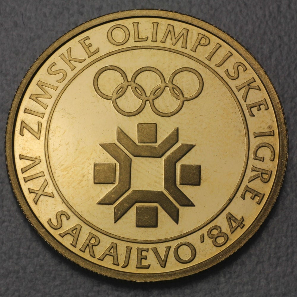 Goldmünze 5000 Dinar - 1982 (Jugoslawien)