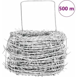 vidaXL Stacheldraht 500 m aufgerollt