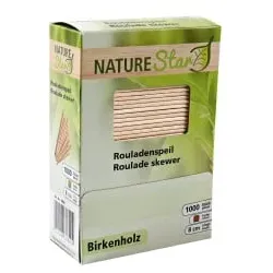 NATURESTAR Bio-Rouladenspeile 3884 , 1 Packung = 1000 Stück, natur