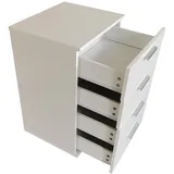 Hti-Living Nachtschrank Nina 1 x 1 x 1 cm Weiß