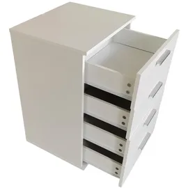 Hti-Living Nachtschrank Nina 1 x 1 x 1 cm Weiß