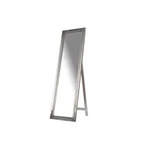 Casa Padrino Standspiegel 160 x 0 cm Silber
