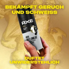 Axe Gold Deodorant Spray 6 x 150 ml
