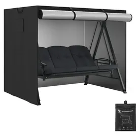 M MCombo Hollywoodschaukel Schwarz 3-Sitzer